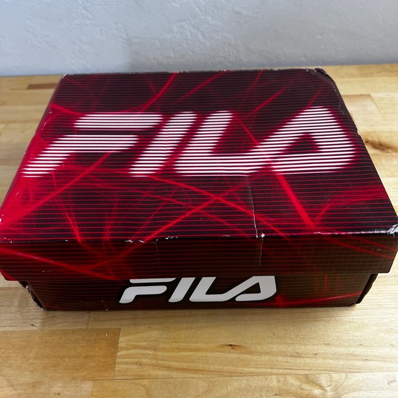 Fila Dereverse Black High Top Sneakers Lace Up Basketball Little Kid Size 11 NEW - Picture 10 of 11